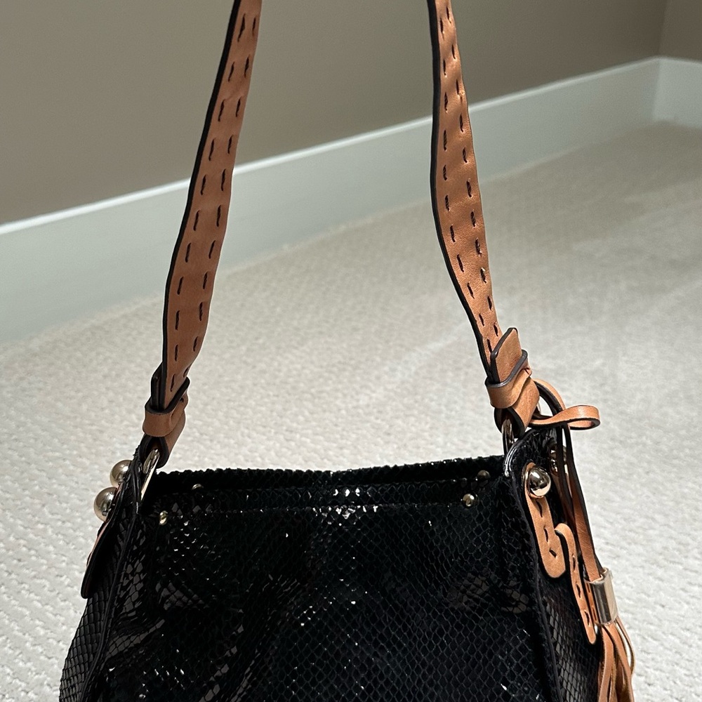 Sandra Roberts Squared Shoulder Bag - image 7